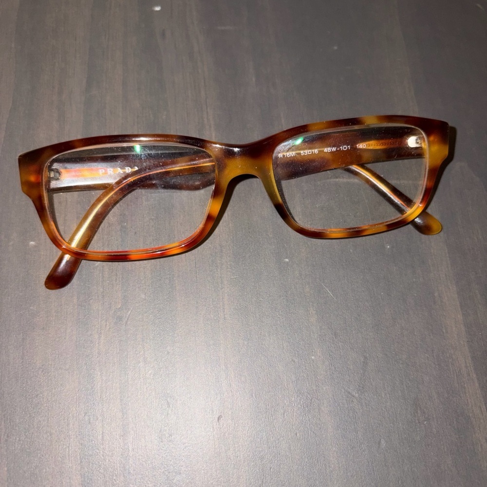 Prada‎ Tortoise Shell Glasses rectangular